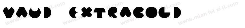 Vaud ExtraBold字体转换